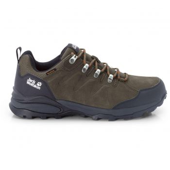 Напівчеревики чоловічі Jack Wolfskin Refugio Texapore Low M 4049851_4287 43 (9 UK) хакі | Фото 1