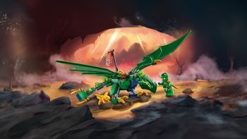 Купить конструктор Конструктор LEGO NINJAGO Зелений лісовий дракон Ллойда (71829) | Фото 4