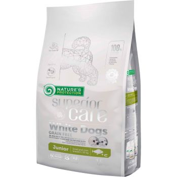 Сухий корм для для цуценят Superior Care White Dogs Grain Free Small&Mini Breeds 1.5кг Сухий корм для для цуценят Superior Care White Dogs Grain Free Small&Mini Breeds 1.5кг | Фото 1