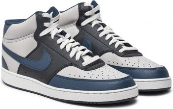 Кеди чоловічі Nike Court Vision Mid Nn DN3577-004 44 (10 US) білі (197596798708) | Фото 2