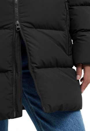 Пуховик жіночий Jack Wolfskin Frozen Palace Long Jkt W Rds A65096_6000 L чорний (4064886547338) | Фото 5