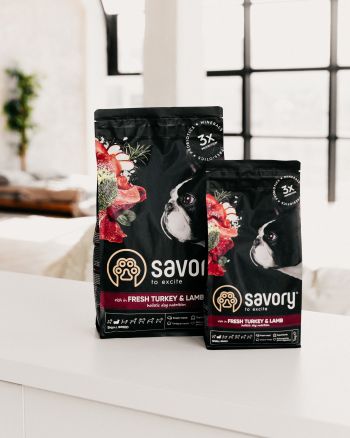 Сухий корм для собак малих порід Savory зі свіжим м'ясом індички та ягнятиною 3кг (4820232630358) Сухий корм для собак малих порід Savory зі свіжим м'ясом індички та ягнятиною 3кг (4820232630358) | Фото 5