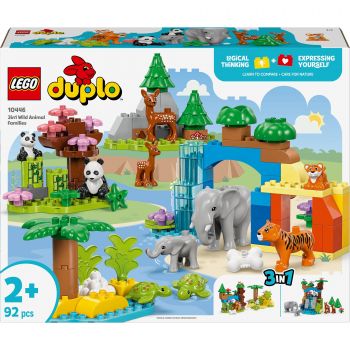 Конструктор LEGO DUPLO Сімейства диких тварин 3-в-1 (10446) | Фото 1