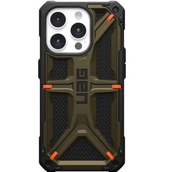 Чохол UAG для APPLE iPhone 15 Pro Max Monarch, Kevlar Elemental Green (11429811397B) | Фото 1