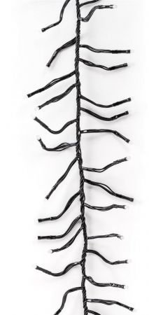 Гірлянда Twinkly Cluster AWW 400, BT+WiFi, Gen II, КАБЕЛЬ IP44 чорний (TWC400GOP-BEU) (ПУ) | Фото 8