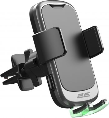 Автотримач 2Е Wireless для смартфона з бездротовою зарядкою 2USB 60Вт (2E-WCQ01-10) | Фото 3