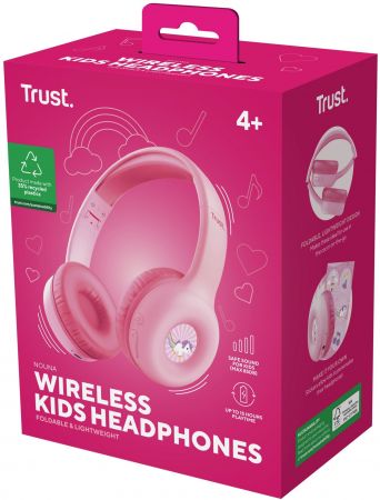 Навушники TRUST On-ear Nouna Kids Wireless Mic Pink (25274_TRUST) Навушники TRUST On-ear Nouna Kids Wireless Mic Pink (25274_TRUST) | Фото 5
