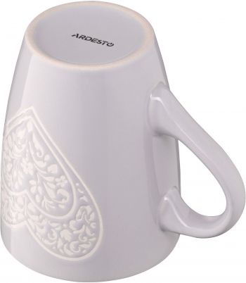 ARDESTO Heart, 330 мл, сіра, кераміка (AR3467GR) ARDESTO Heart, 330 мл, сіра, кераміка (AR3467GR) | Фото 5