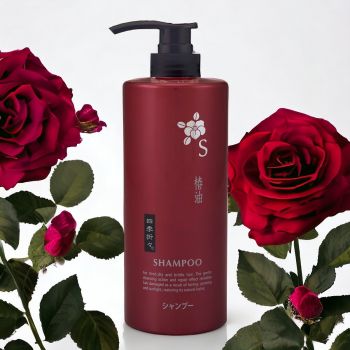Шампунь регенерувальний Kumano tsubaki red camellia oil conditioner 600 мл (4513574017245) | Фото 4
