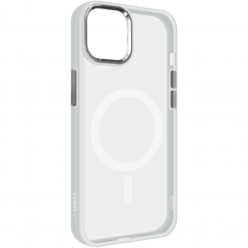 Чохол ArmorStandart Unit MagSafe для APPLE iPhone 12/12 Pro Matte Clear Silver (ARM70444) | Фото 1