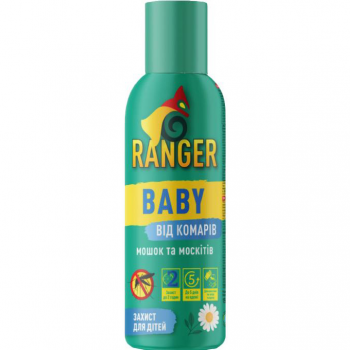 Аерозоль від комарів, мошок та москітів Ranger Baby 150мл (4820268100306) | Фото 1