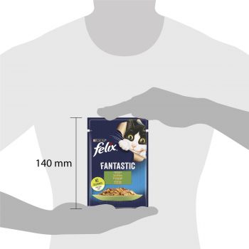 Purina Felix Fantastic З кроликом. Шматочки в желе, 85 г (7613039835500) Purina Felix Fantastic З кроликом. Шматочки в желе, 85 г (7613039835500) | Фото 2