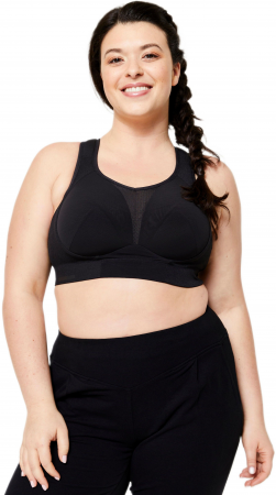 Топ спортивний жіночий Kalenji Run Classic Size+ 8756554 XL чорний (4548082_Kalenji	) | Фото 2