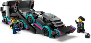 Конструктор LEGO City Гоночний автомобіль та автовоз (60406) Конструктор LEGO City Гоночний автомобіль та автовоз (60406) | Фото 4