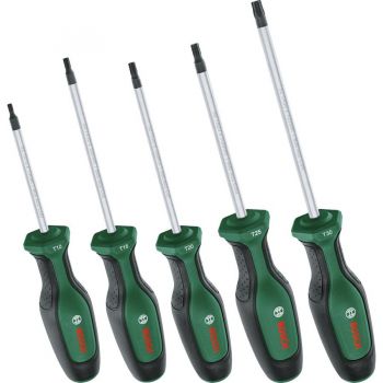 Купить отвертку Набір викруток BOSCH, Torx, 5 шт. (1.600.A02.BX6) | Фото 1