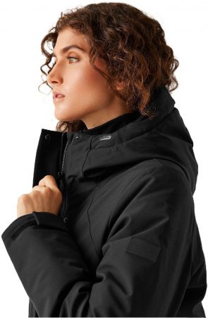 Парка жіноча Regatta WomensDallymoore RWN335-800 12 чорна (5063019789033) | Фото 7