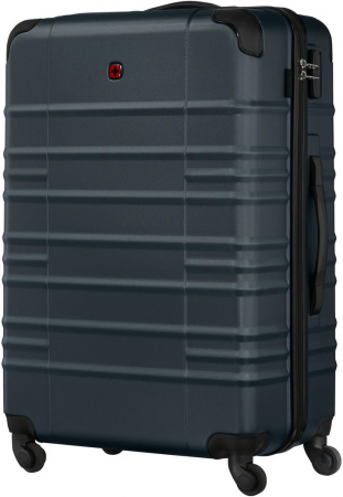 Валіза WENGER, Amplar, велика, пластик, 4 колеса, синя (653141) | Фото 3