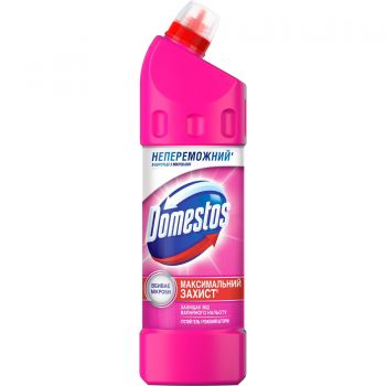 Засіб для чищення Domestos універсальний Рожевий шторм 1 л (8714100916216) | Фото 1