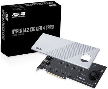 Плата адаптер PCIe ASUS Hyper M.2 X16 PCIe 4.0 X4 Expansion Card GEN 4 (90MC08A0-M0EAY0) Плата адаптер PCIe ASUS Hyper M.2 X16 PCIe 4.0 X4 Expansion Card GEN 4 (90MC08A0-M0EAY0) | Фото 2