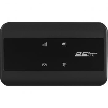 Мобільний 4G Wi-Fi роутер 2E PowerLink (MiFi-2) Black (694743655346) | Фото 1