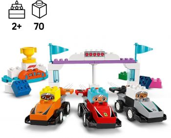 Конструктор LEGO DUPLO Автомобілі для перегонів і пілоти команд Формули-1 (10445) | Фото 13
