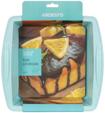 ARDESTO Tasty baking  прямоугольная, 26*25*6 см, голубой, силикон. (AR2321T) | Фото 2