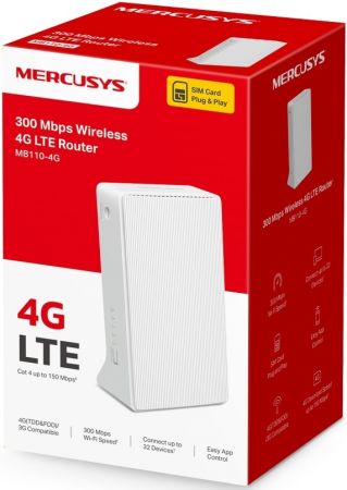 Маршрутизатор MERCUSYS MB110-4G N300 (MB110-4G) | Фото 4