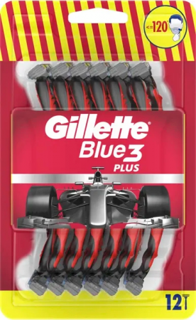 Бритва без змінних картриджів GILLETTE Blue 3 Plus 12 шт (8700216148146) | Фото 2