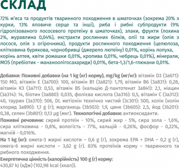 Вологий корм Optimeal для дорослих собак з лососем та голубиком соусі 100г (b2910502) | Фото 6