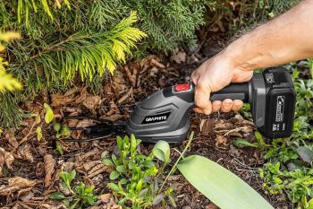 Купить кусторез Ножиці для трави акумуляторні GRAPHITE Energy+ 18В (без АКБ і ЗП), (58GE119) | Фото 8