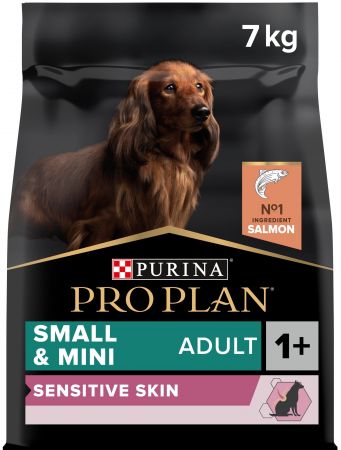 Сухий корм собак дрібних порід із чутливою шкірою Purina Pro Plan Adult з лососем та рисом, 7 кг (7613035123441) | Фото 2