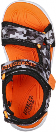 Сандалі для хлопчиків Skechers S Lights: Hypno-Splash - Sun Breaks 400077N BGOR 39.5 (7 US) сірі | Фото 3