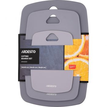 Набір дошок кухонних ARDESTO Gemini, 3шт, пластик (AR1403GR) | Фото 1