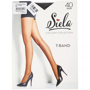 Колготи жіночі SIELA T-Band 40 Den 2 р чорні (4820159845101) Колготи жіночі SIELA T-Band 40 Den 2 р чорні (4820159845101) | Фото 1