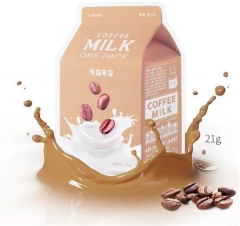 Купить маску для лица Маска для обличчя A'PIEU Coffee Milk One-Pack 21 г (8806185780285) | Фото 3