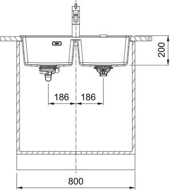 Мийка кухонна FRANKE Maris MRG 620 TL, сірий камінь (114.0720.011) Мийка кухонна FRANKE Maris MRG 620 TL, сірий камінь (114.0720.011) | Фото 3