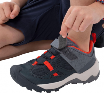 Черевики для хлопчиків для туризму Quechua Crossrock на липучках 8758161 31 сірі (4569932_Quechua) | Фото 4