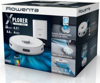 Робот-пилосос ROWENTA миючий X-PLORER Serie 75 S+ (RR8587WH) Робот-пилосос ROWENTA миючий X-PLORER Serie 75 S+ (RR8587WH) | Фото 4