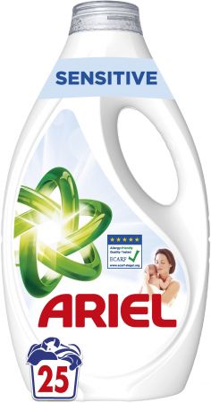 Гель для прання ARIEL для чутливої шкіри 1,125л (8700216691697) | Фото 1