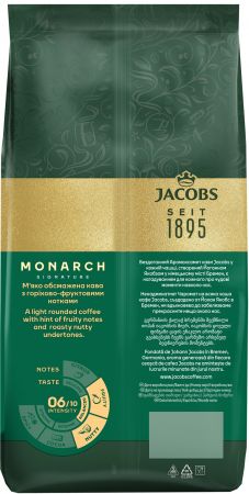 Кава Jacobs зерна Monarch, 1000гр, купаж арабіка / робуста (8711000381397) | Фото 2
