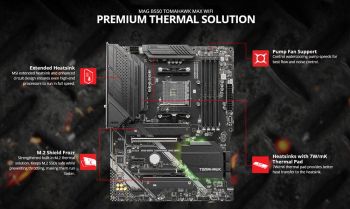 Материнська плата MSI MAG B550 TOMAHAWK MAX WIFI (911-7C91-062) Материнська плата MSI MAG B550 TOMAHAWK MAX WIFI (911-7C91-062) | Фото 8