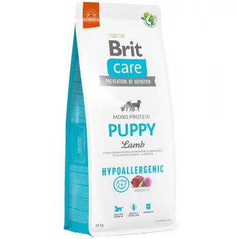Корм для цуценят Brit Care Dog Hypoallergenic Puppy гіпоалергенний з ягням 12 кг(8595602558957) | Фото 1
