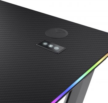 Купить компьютерный и офисный стол Ігровий стіл TRUST GXT 709W Luminus RGB Black (25184_TRUST) | Фото 7