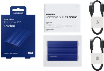 Портативний SSD SAMSUNG 2TB USB 3.2 Gen 2 Type-C T7 Shield (MU-PE2T0R/WW) Портативний SSD SAMSUNG 2TB USB 3.2 Gen 2 Type-C T7 Shield (MU-PE2T0R/WW) | Фото 6