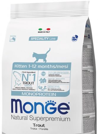 Monge cat monoprotein kitten з фореллю, 400 г (8009470005470) | Фото 3