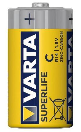VARTA SUPERLIFE C BLI 2 ZINC-CARBON (02014101412) VARTA SUPERLIFE C BLI 2 ZINC-CARBON (02014101412) | Фото 2