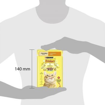 Purina Friskies з куркою в соусі для дорослих кішок 85 г (7613036965262) | Фото 4