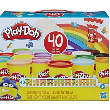 Набір пластиліну Play-Doh з 40 баночок (E9413) | Фото 1