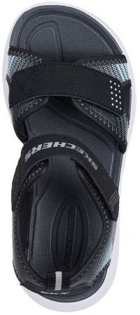 Сандалі для хлопчиків Skechers Microspec - Splash 407034L BKSL 35 (3 US) сірі | Фото 3