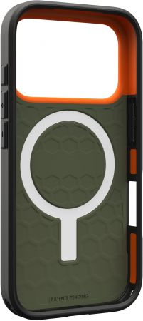Чохол UAG для iPhone 17 Pro Civilian MagSafe Olive/Orange (114545117297) | Фото 8